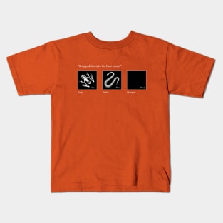 Stripped down to the bare bones Kids T-Shirt